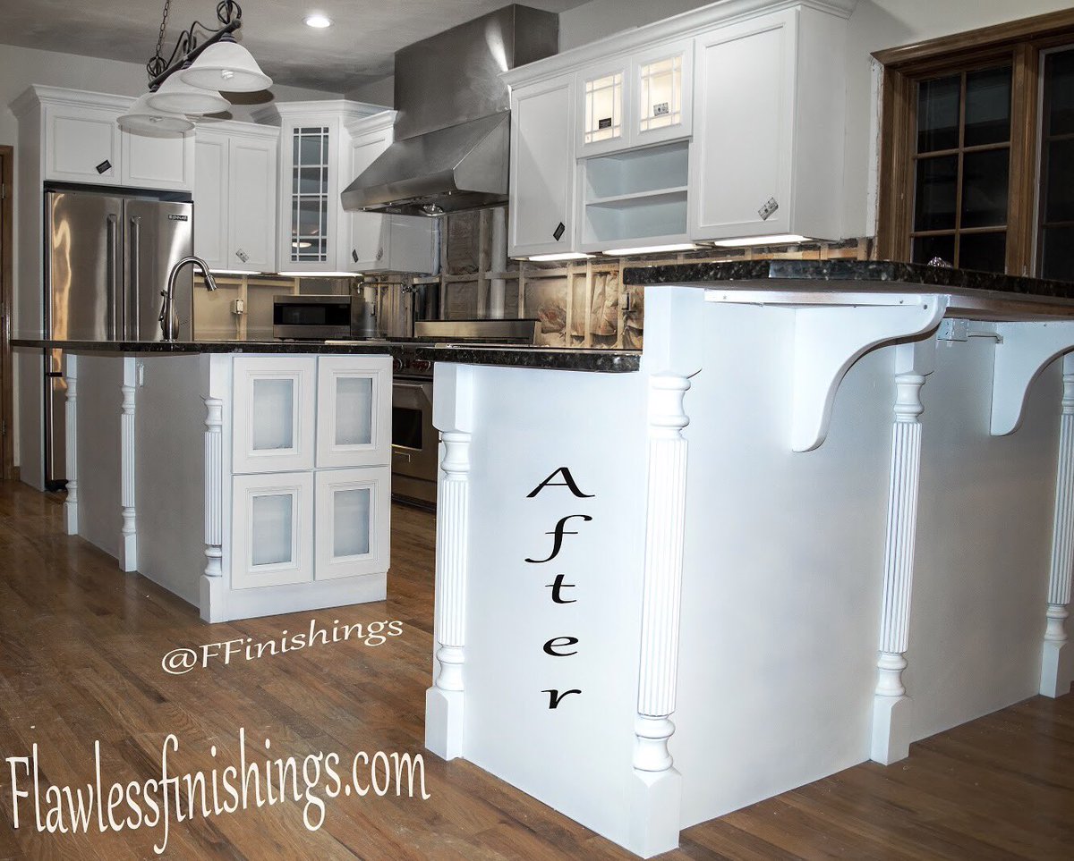 FFinishings's tweet photo. Another #beautiful white modern #kitchen transformed by flawless Finishes of New Jersey ... Visit our website today for more info !! Save 💰 by #Refacing or #Refinishing your cabinets  INSTEAD of replacing !! - go to https://t.co/IP06zNQRYI for more info !!! https://t.co/fxreKe0ajN