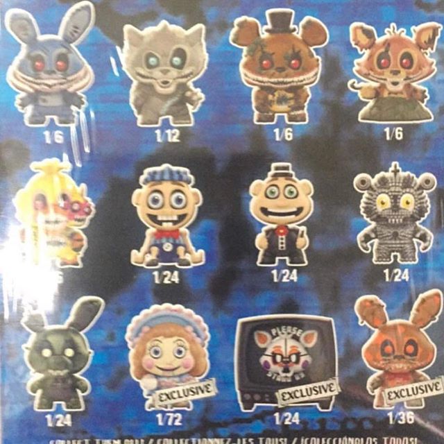 funko mystery minis fnaf twisted ones