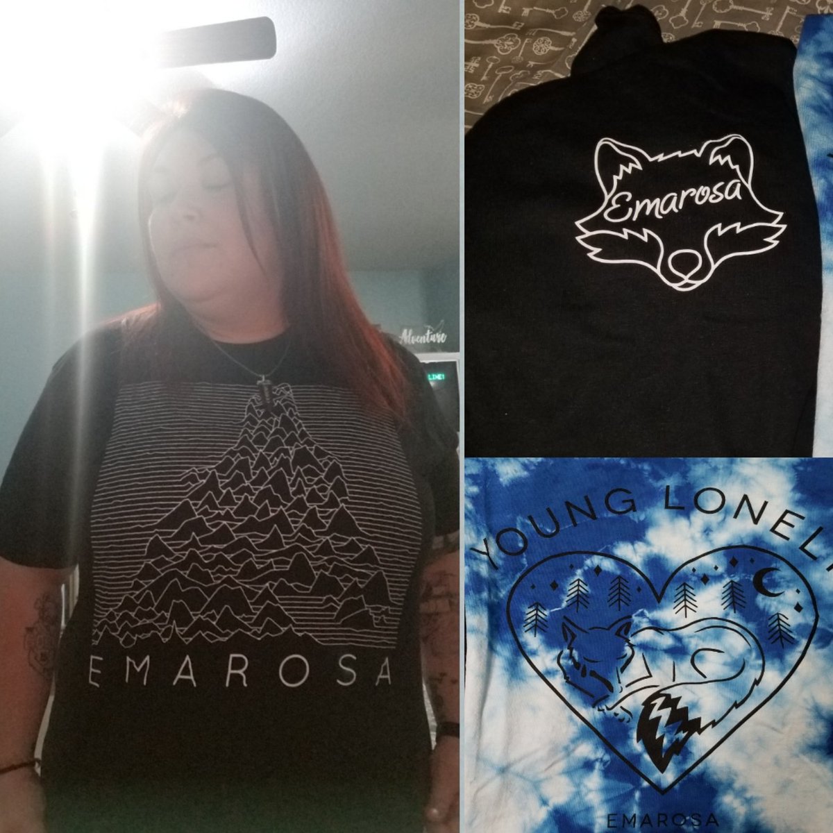 liftAsail4YC47's tweet photo. Got that good good in the mail from @Emarosa
#💸💸💸💸
#merchfordays
#emarosa
#younglonely
#singitBradley https://t.co/7pmFscWyDR
