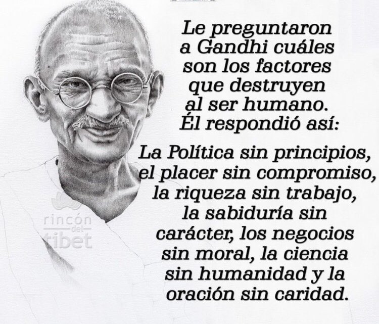 Resultado de imagen para frases de gandhi sobre la vida