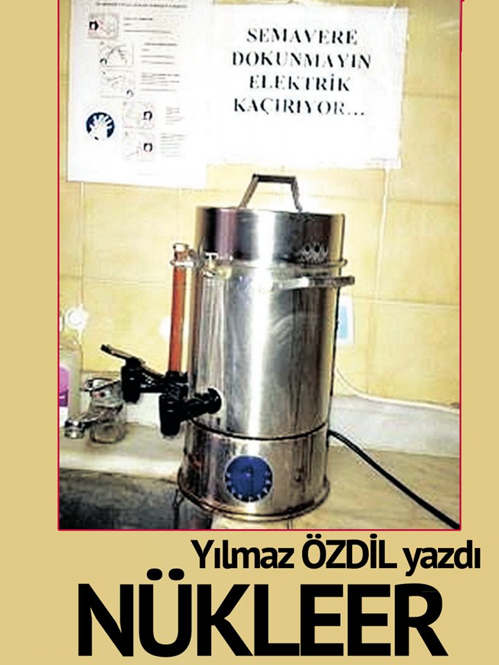 gazetesozcu's tweet photo. Türkiye'nin en önemli nükleer ölçüm merkezinde “semavere dokunmayın, elektrik kaçırıyor��� yazıyordu!
Yılmaz Özdil yazdı
https://t.co/ksbmwjAtcX https://t.co/SicGnkwvqM