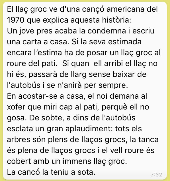 BeatrizTalegon's tweet photo. La historia y la canción de los lazos amarillos 🎗 https://t.co/mIzGkC62cn https://t.co/gbIrHV7QdY