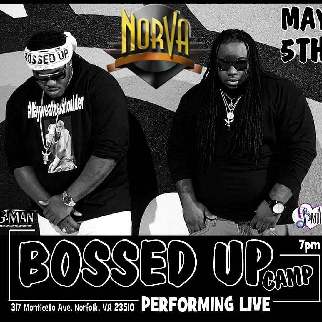 bossedupcamp's tweet photo. May 5th we will be back at the norva!!!!! Tickets on deck hit us up https://t.co/OPSmcD6sMR