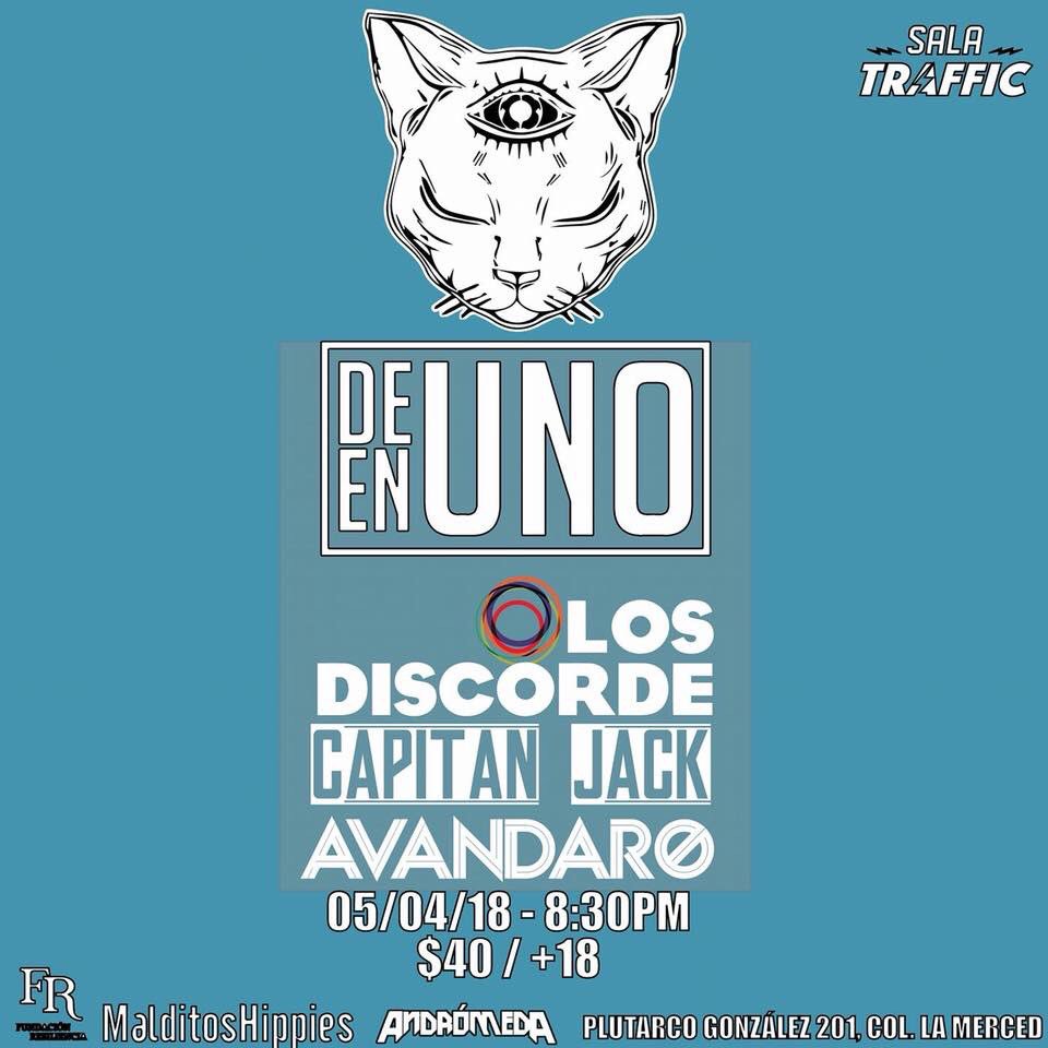 PararrayosMx's tweet photo. #AgendaPararrayos HOY @avandaromx sumando sonidos con
@deunoenunomx @Los_Discorde #CapitánJack en @SalaTraffic 8:30PM 📍Plutarco González 201 #Toluca ¡Ahí nos vemos! 🔊 https://t.co/vkqmvShmBP