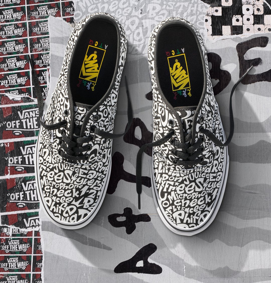 Shiekh's tweet photo. Tomorrow is the day! Pick up the #ATCQ x #Vans collection 4.6 featuring Authentics, #OldSkools, and #SK8His on https://t.co/iP2xathB4D at 7am PST. Which pair are you picking up? https://t.co/5eKPk8h57O