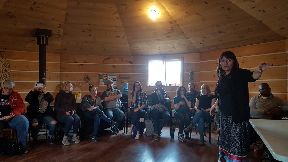 LauraEdgeUcator's tweet image. @HaltonDSB Can. and World Studies, Social Sci/hum. subject council listen to Geronimo re: his residential school exp., teaching us that we need to consider how to involve ourselves AND students in reconciliation. Miigs to Nancy Rowe for a true history lesson! @HDSBEquity #FMNIed