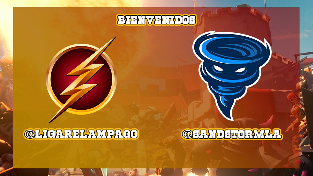 ⚡️ EQUIPO CONFIRMADO DE ESTA SEGUNDA EDICION ⚡️

Bienvenidos los jugadores de @SandstormLA 

Uno de los mejores clanes del mundo, van hacer volar a todos en la segunda edicion de la liga relampago

⚡️ Muchos Exitos ⚡️