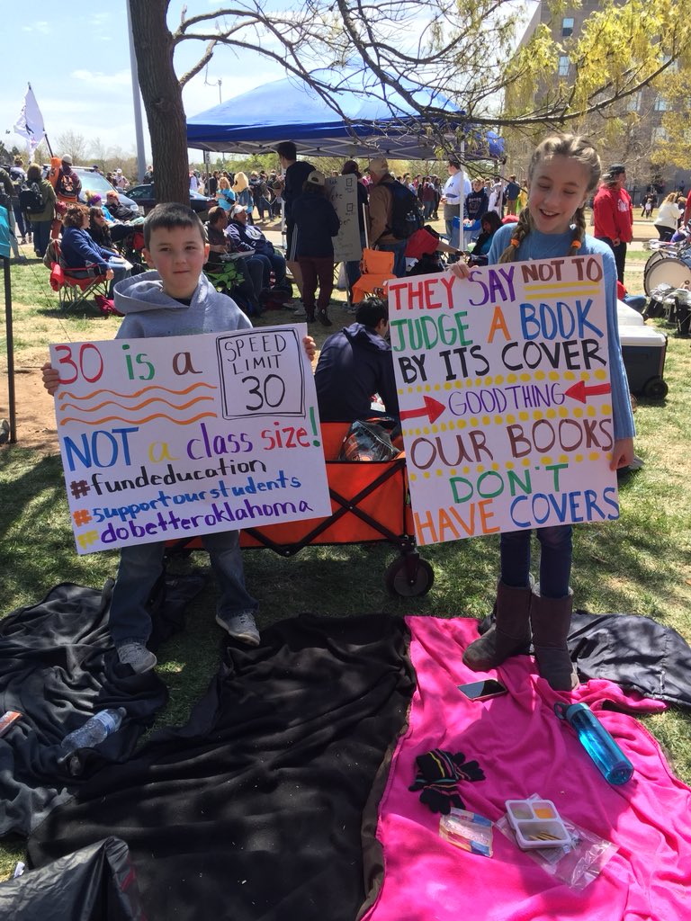 buckaloosa's tweet photo. #oklahomateachersstrike https://t.co/bI25GvRpo2