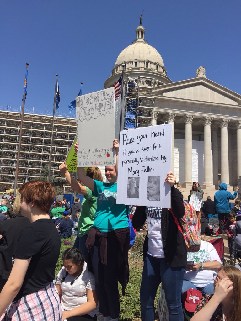 buckaloosa's tweet photo. #oklahomateachersstrike https://t.co/krZHeOEHbW