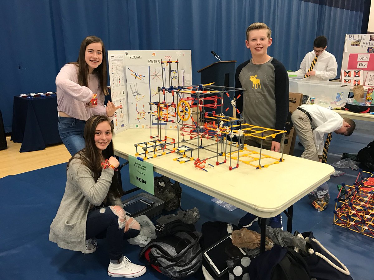 BeaverAreaSD's tweet photo. Students from @BeaverAreaSD #DutchRidge and #MiddleSchool engaged in equal parts work and play at the annual #STEM Design Challenge Competition at Penn State Beaver today. #SeriousFun #Bobcats2018 @BeaverCountyILC https://t.co/oDxxNjUEHH