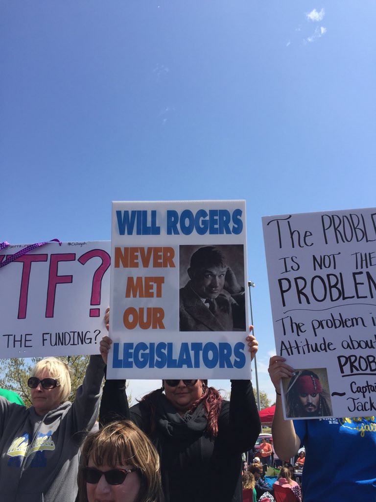 buckaloosa's tweet photo. #oklahomateachersstrike https://t.co/3uelHhRblG