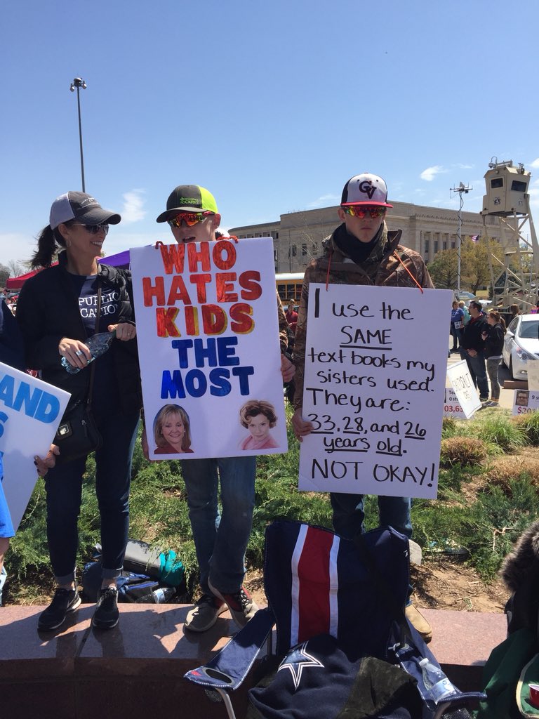 buckaloosa's tweet photo. #oklahomateachersstrike https://t.co/3uelHhRblG