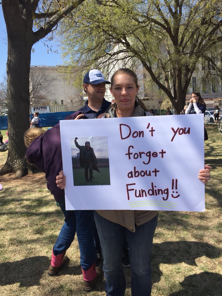 buckaloosa's tweet photo. #oklahomateachersstrike https://t.co/ofMnyBeu2g
