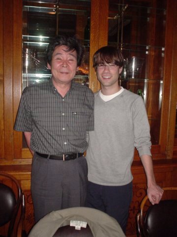zurt's tweet photo. Isao Takahata passed away today. I had the incredible good fortune to meet him and chauffeur him around LA in 2004. Here he is on Olvera St. And a photo of us at dinner. A skilled storyteller, he brought the most profound and the most mundane parts of life to animation. https://t.co/Sf9slOqbhQ