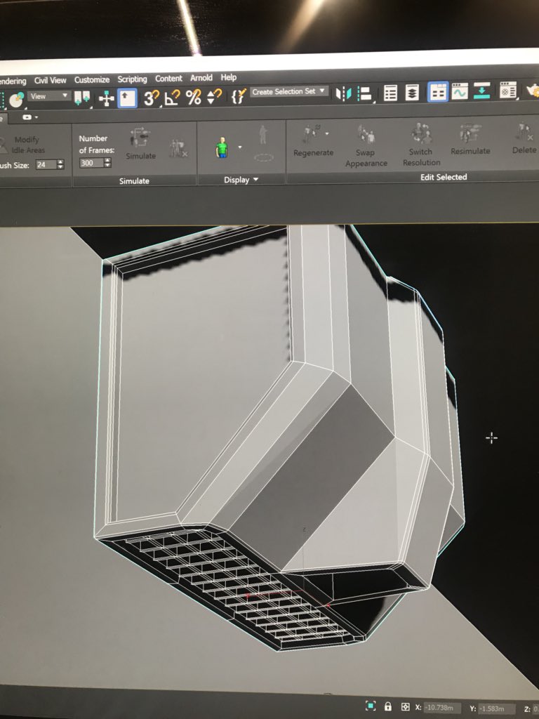 Scene process #3DModeling