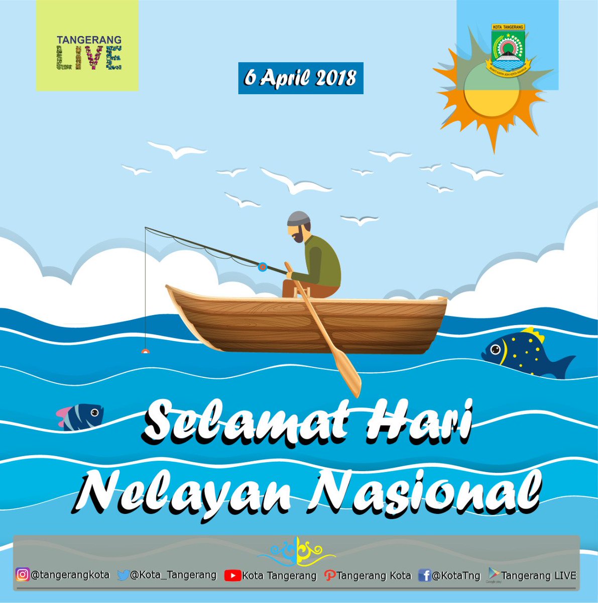 Selamat #HariNelayanNasional 06 April 2018
Maju terus Nelayan Indonesia
🖐 STOP ILEGAL FISHING
.
.
.
#harinelayannasional #nelayan #ikan #fishing #stopilegalfishing