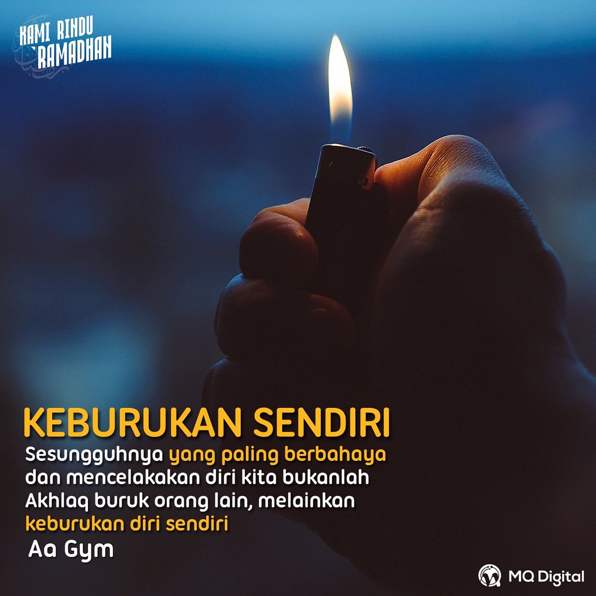 Kita akan memikul setiap keburukan dan prilaku masing masing ***