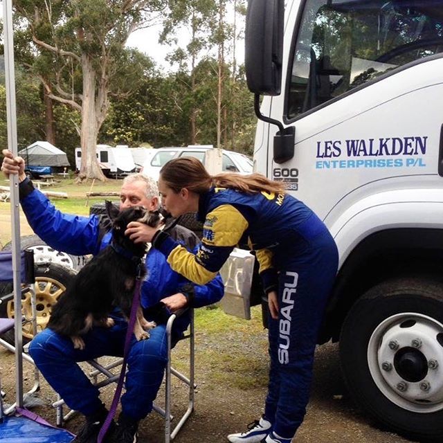 molly_rally's tweet photo. Tassie bound ✈️. The boss is having a steer in his WRX STi track car this weekend at Symmons Plains 💪. I’ll be joining team dog Bruce in official cheering duties 🙌. #cansteer https://t.co/aQuvkr05Ny https://t.co/RCN2bhFBHW