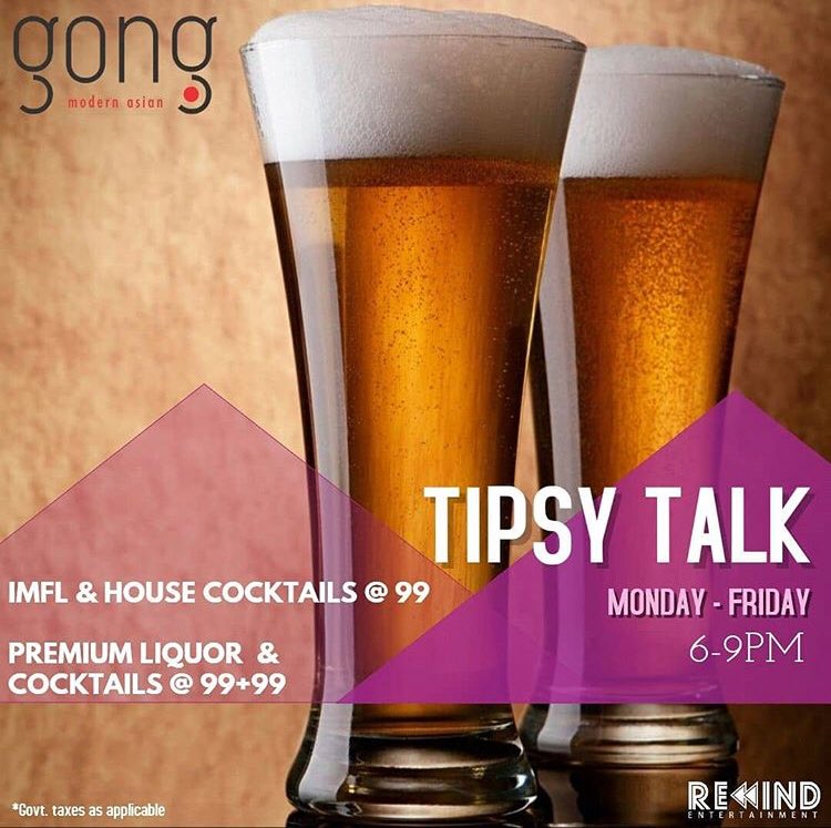 joelpoona's tweet photo. #tipsytalk into the weekend at @GongModernAsian with Drinks starting at 99! https://t.co/niOjCbvqCJ
