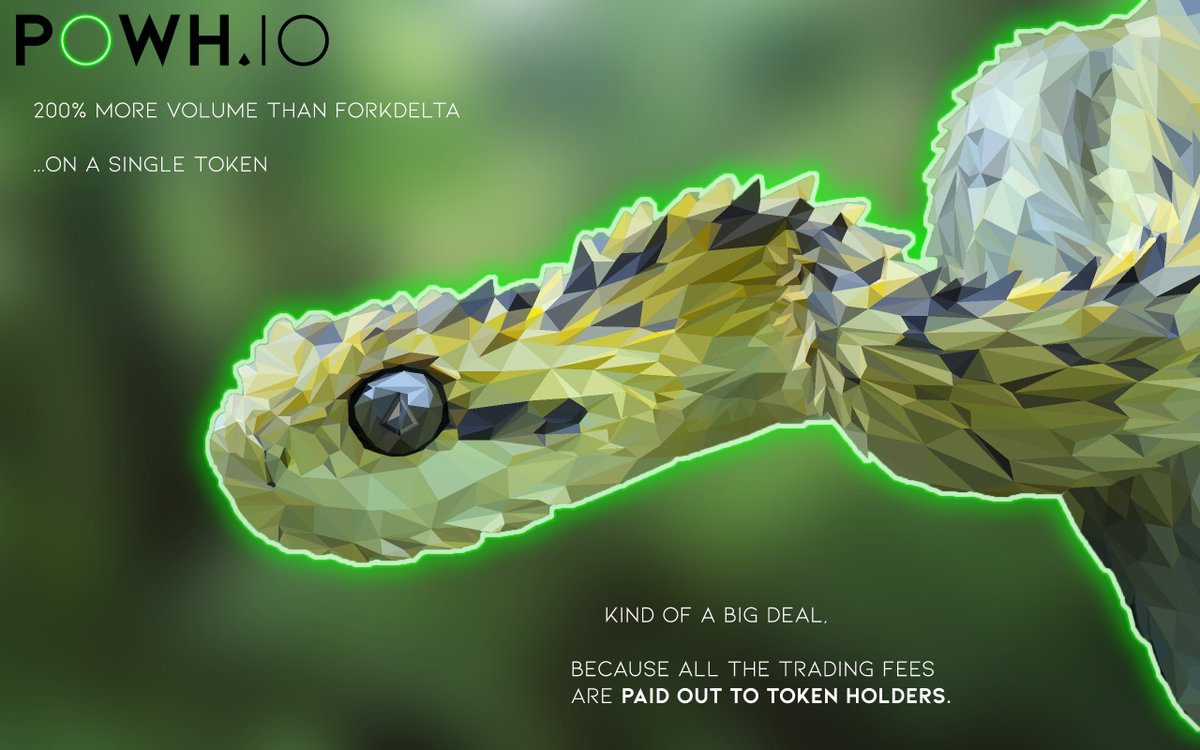 TeamJustDev's tweet photo. Was pretty cool watching a big sell off today, based on memes, fud, and a DDOS of our main site.   
We've had 800+ Eth in redistributed wealth given out across our holders... just today. 
8000+ Eth in volume. Today. 
200%+ More daily users / volume than forkdelta. https://t.co/kMXVhzlPD0