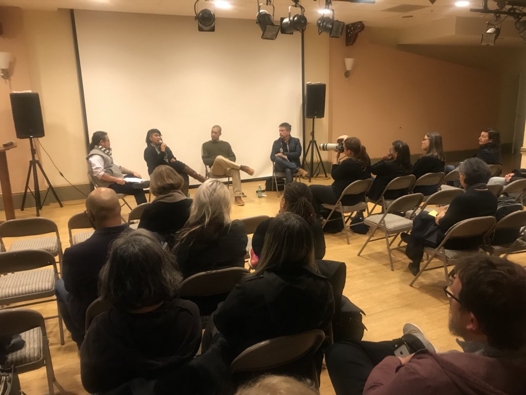 theoellingtonSF's tweet photo. Currently listening to Erick Arguello @Calle24SF, Rachel Lastimosa @SOMAPilipinas, and Tommy Wong #OaklandChinatown speak about the cultural districts and cohabitation while reclaiming &amp; #KeepingOurSpace throughout the Bay Area TY @artpractical https://t.co/MTyy9R7tWm