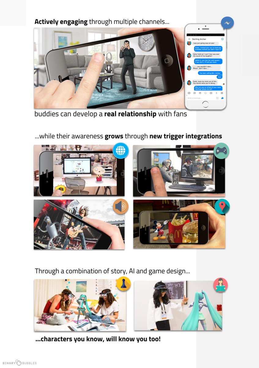 PopBaseOfficial's tweet photo. Binary Bubbles, Inc. | N2907VR | 2018 NAB Show
Come and witness the power of the Virtual Buddy system!
https://t.co/vPorJm937k
#NABShow #NABShow2018 #AugmentedReality #ARKit #ARCore #virtualbuddy #binarybubbles #unity3d #MixedReality #startup #technology https://t.co/i3vjC1AdQU