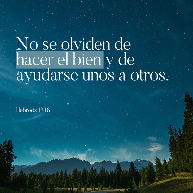 YouVersion_ES's tweet image. 📖 “No se olviden de hacer bien ni de la ayuda mutua, porque éstos son los sacrificios que agradan a Dios.”
Hebreos 13:16 RVC bible.com/149/heb.13.16.…