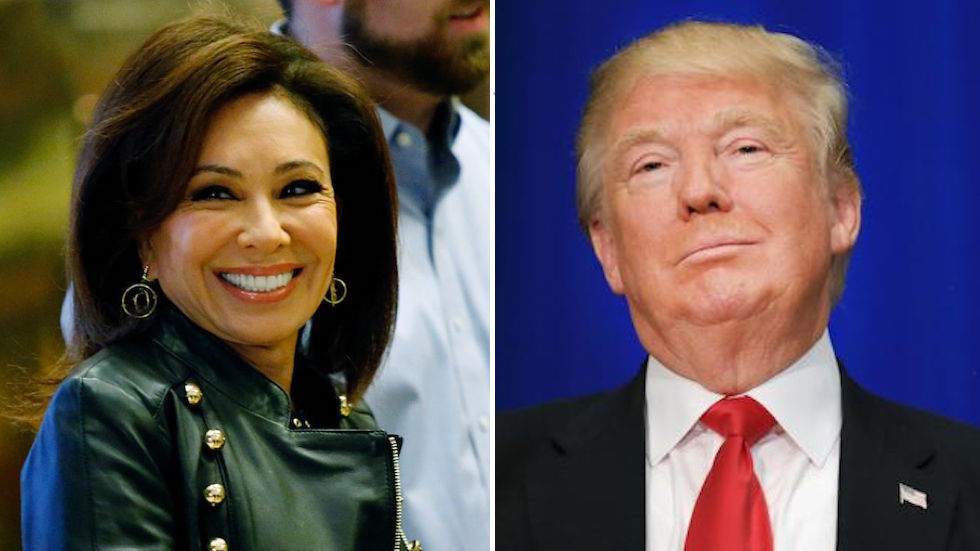 thehill's tweet photo. White House sends aides to appear on Jeanine Pirro's Fox News show to stop Trump from calling in: report https://t.co/fYZ1wpgrhw https://t.co/ULUBrWAynX