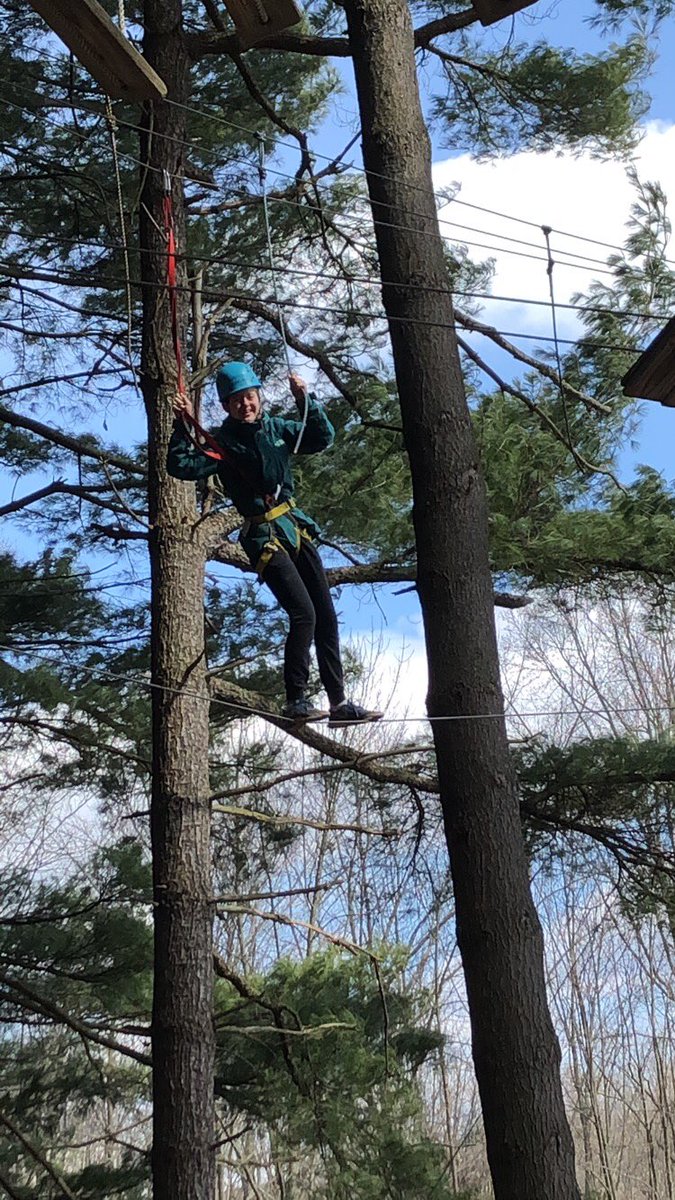 SFXgonzalez's tweet photo. Camp Day 2! The ropes course was an awesome challenge for our kids to try something new that may have been out of their comfort zone. https://t.co/YbIhPy1Pfy