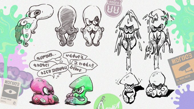 スプラトゥーン2 オクト エキスパンション 主人公のイラストをお披露目 オクタリアン は真面目で几帳面 インサイド