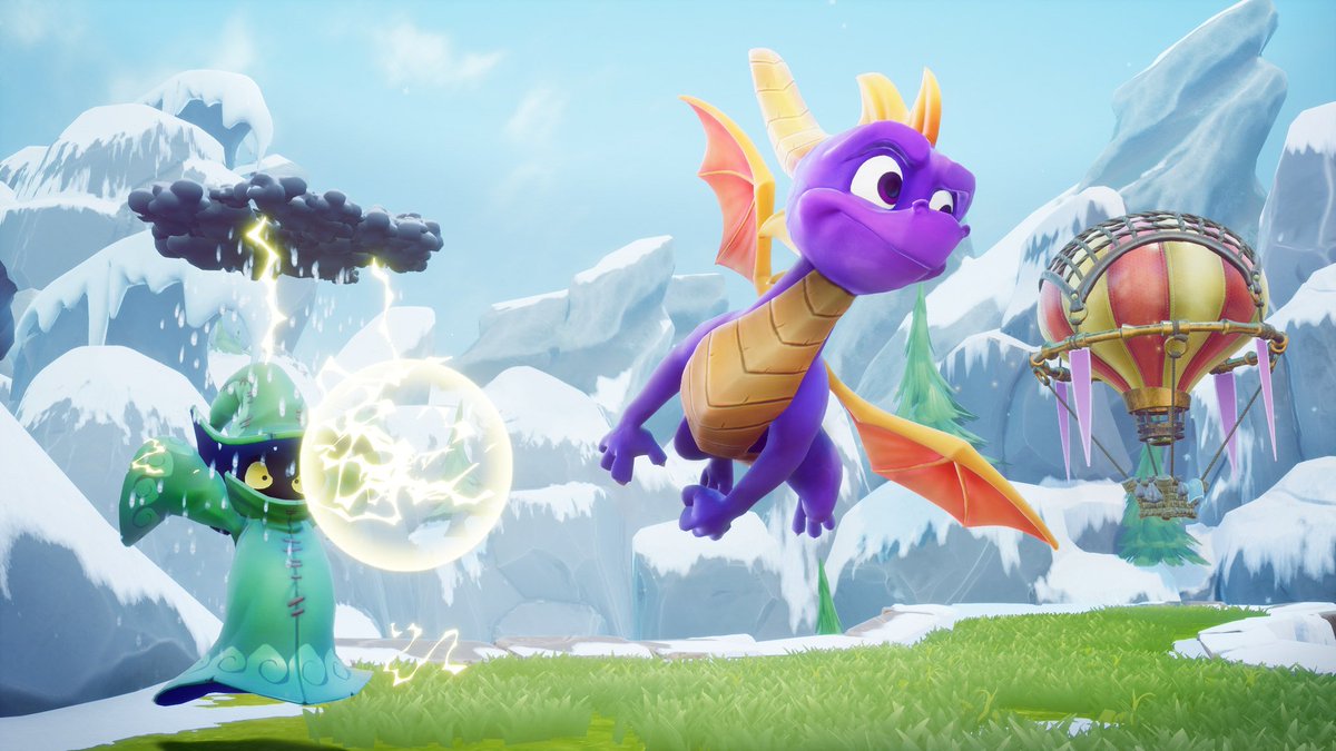 PlayStation's tweet image. It's true — Spyro is back! play.st/2q6XPi9 Spyro The Dragon, Ripto's Rage, and Year of the Dragon have been rebuilt for PS4 in Spyro Reignited Trilogy, launching this September.