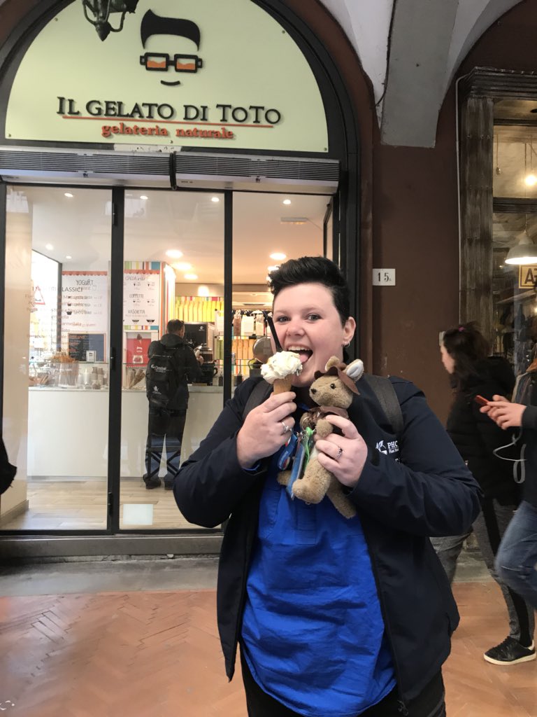 BarryNuffield's tweet photo. Putting on a few pounds from our extensive Italian diet :) and then onto a sheep cheese farm in the beautiful mountains! #NuffieldAg https://t.co/8sLQrV45sk