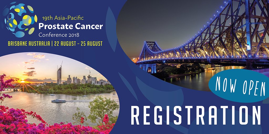 AustProstate's tweet photo. Registration is now open for #appc18 - Secure your place today at Early Bird rates https://t.co/JETuRlkIxJ  #ProstateCancer #urology #Nursing #AlliedHealth #Science #Brisbane https://t.co/9eAnBETdzg