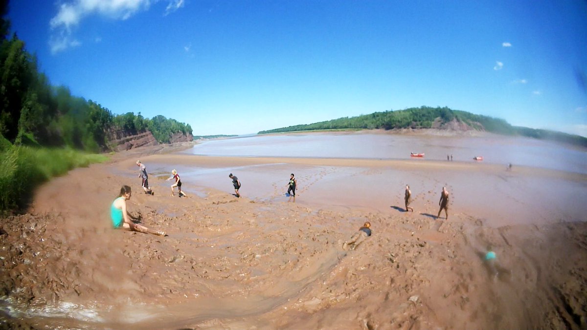 barawhitewater's tweet image. How do you mudslide? #tidalborerafting #mudsliding @novascotia