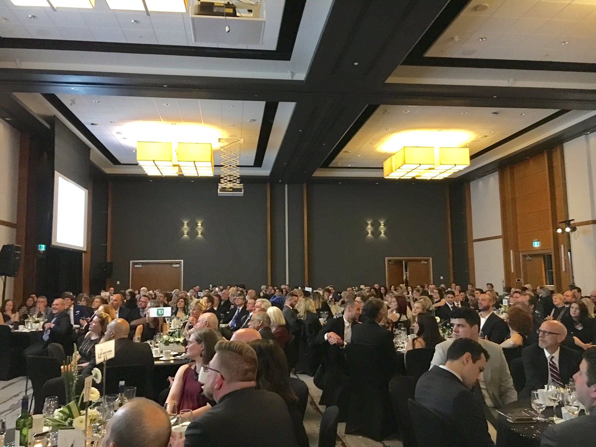 Ddlovegrove's tweet photo. Great evening at the @WestOttawaBoT Business Excellence Awards Gala our @KanataNorthBIA table shared with @AlgonquinColleg had a terrific night! Congratulations to all the winners. #WOBEA #businessawards #ottawa #kanatanorth https://t.co/IhegD4F9FF