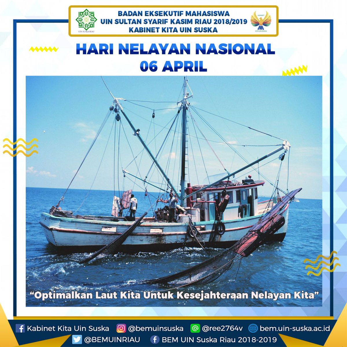 [PERINGATAN HARI NELAYAN NASIONAL 6 APRIL]

Baca selengkapnya: instagram.com/p/BhNlNy0AHsK/