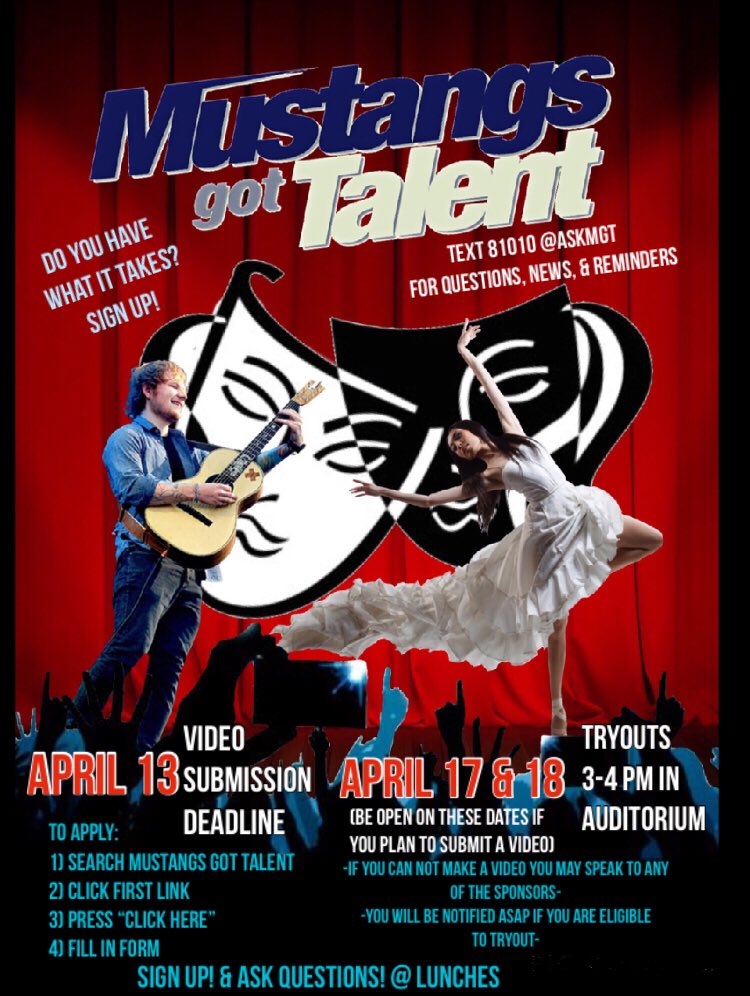 JadeMHuynh's tweet photo. Mustangs Got Talent -Slight Edit- @aldinestuco17 @AldineNHS @ahsmustangmedia @AldineSenior @AHSVaqueras @aldineband #MustangsGotTalent #TalentShow #SpreadTheWord #mustangpride https://t.co/eacoY8xymt