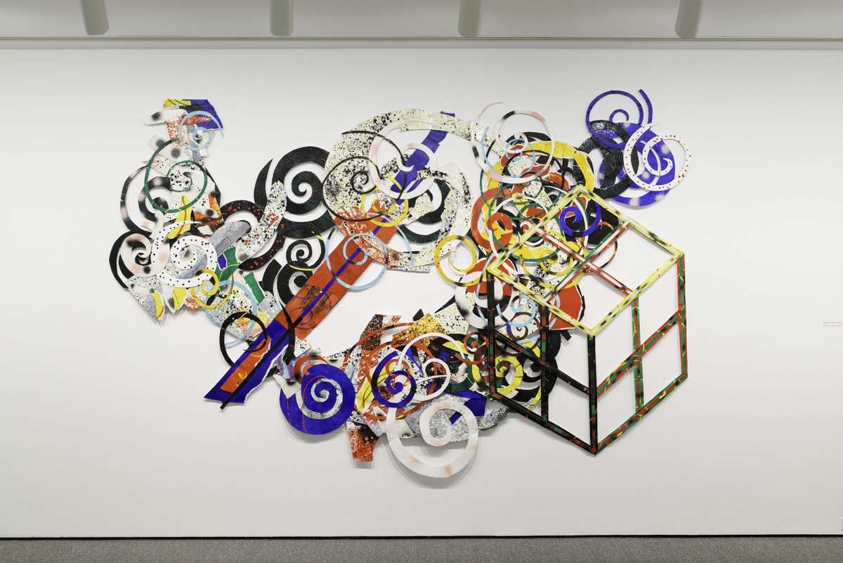 artbma's tweet photo. Last week to see these colorful collages by artist #AlLoving. Spiral Play: Loving in the '80s closes Sunday, April 15. https://t.co/4mlkpTXsdQ https://t.co/nu5n8cMbMh