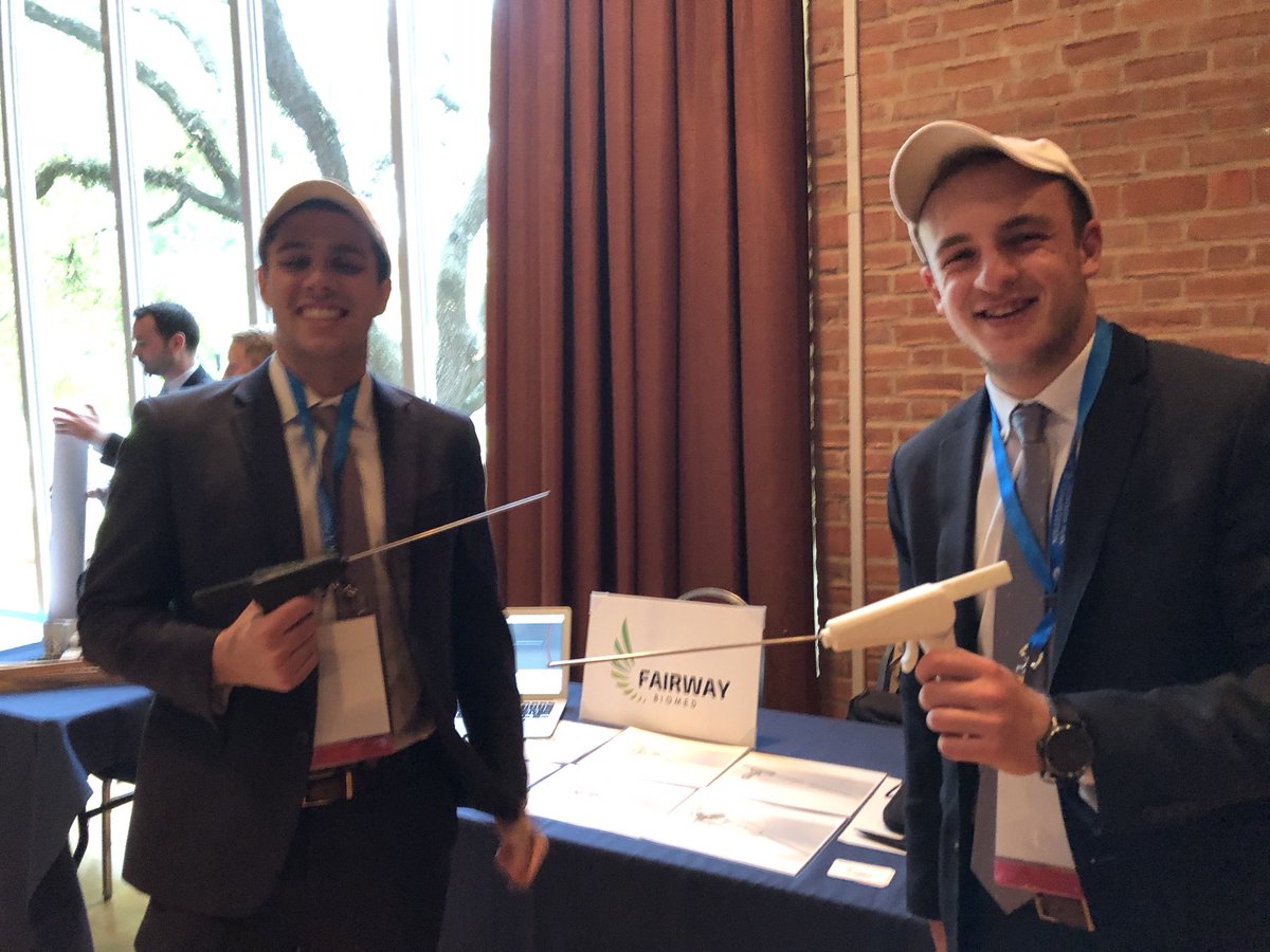 setton_lab's tweet photo. News from #RBPC2018 that @WashUengineers Fairway Biomed team did well in their first pitch! The excitement builds. #businessplancompetition https://t.co/WSrfV19C8U