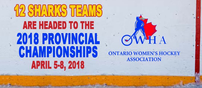 BarrieSharks's tweet photo. 4 of our Sharks teams who won their regional playdowns will be joined by another 8 automatic qualifiers at this weekend's OWHA Provincial Championships. Find the complete list here: https://t.co/FArQQbgv5t GO SHARKS GO!! https://t.co/BHJTBp6WT3