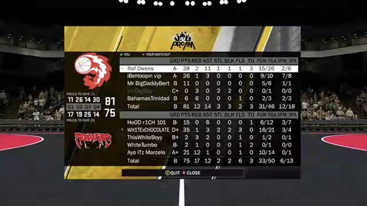 LBA_FLAMES's tweet photo. Great win !! #FLAMEON @LegacyBB2k https://t.co/AwZ3Hj0FSw