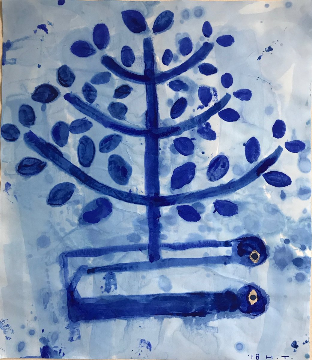 HirosiTachibana's tweet photo. Blue drawing https://t.co/sP7Ltva20E