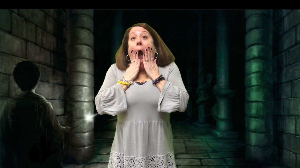 GRSReads's tweet photo. The Chamber of Secrets is OPEN! And, Harry Potter Club Book #2 is about to CLOSE. Can't wait for our celebration with Hogsmeade treats, the movie, a photo booth, AND the winning house! #HPClub #MayTheMagicContinue @Kmvoller https://t.co/F63xKjrGnF
