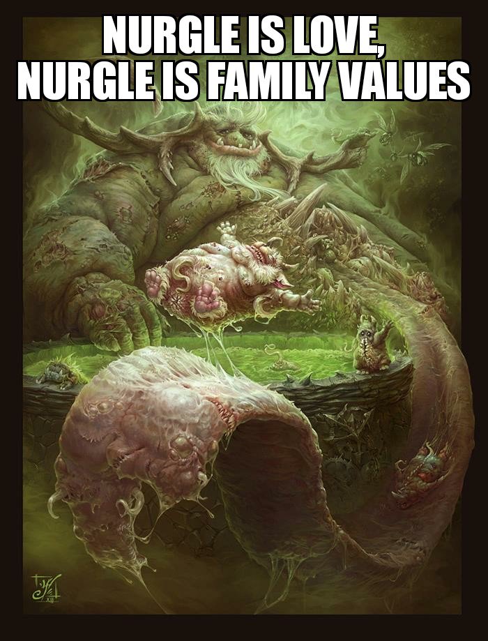 CavemanDiary's tweet photo. #NurgleIsLife #respectyourself #BeGreater #knowyourself #findhapiness #nurgleislove #papanurglelovesyou #deathguard #warmongers #chaosundivided #deathguard https://t.co/M9BbhusAMM