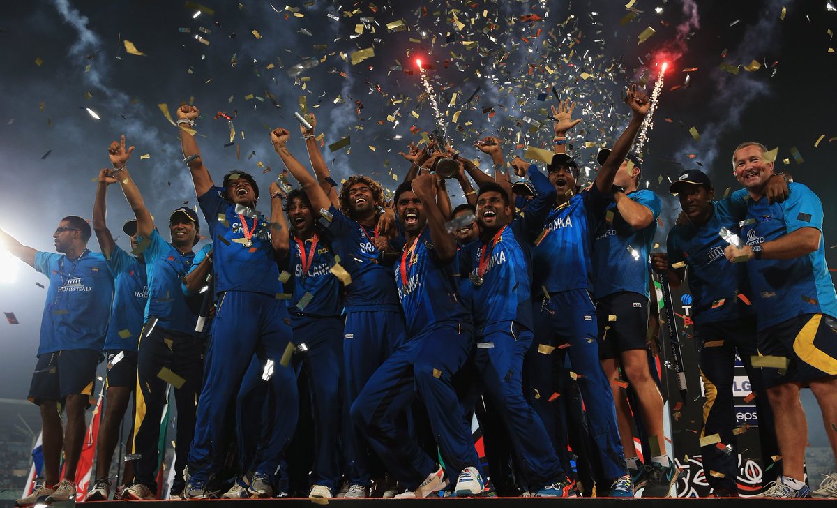 WT20official's tweet photo. #OnThisDay in 2014: Sri Lanka and Australia women's won #WT20! https://t.co/PkFtaFeFvY
