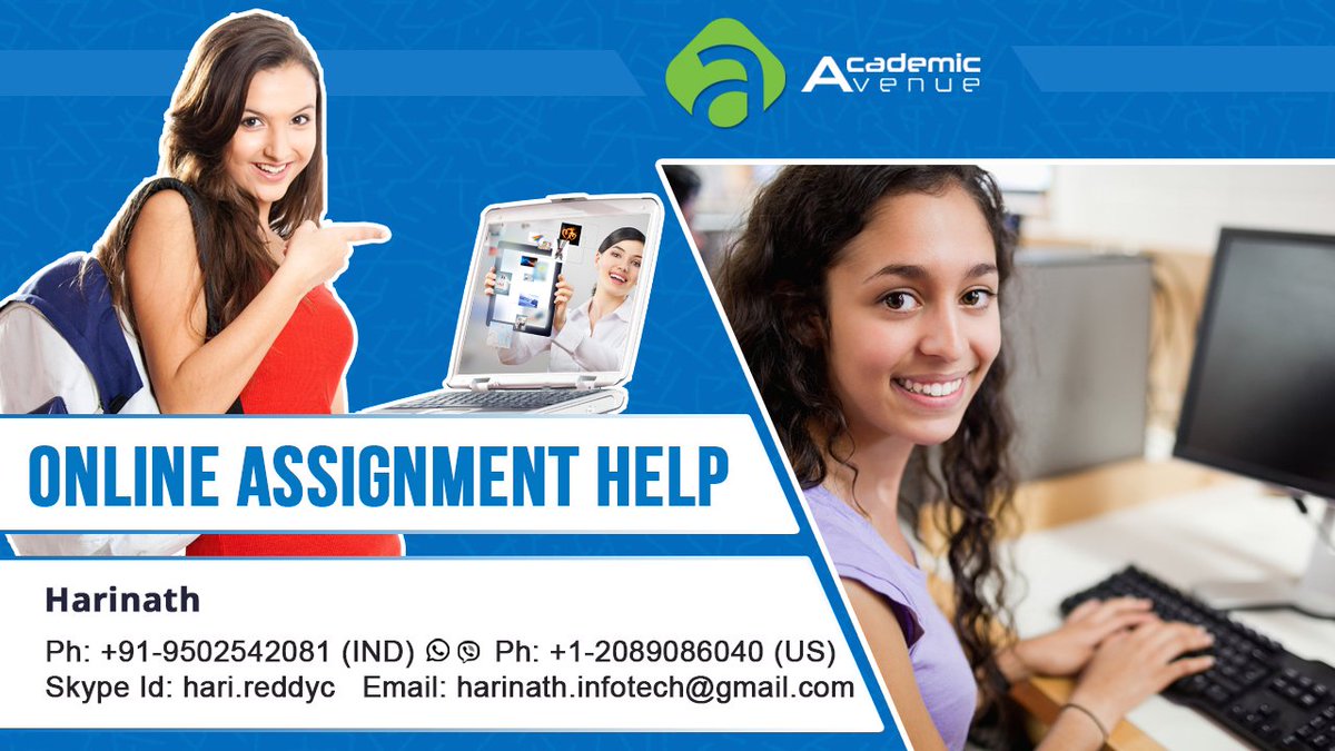 #AcademicAvenue have experienced and qualified writers for #OnlineAssignmentHelp . Our services are available round the clock, 24 hours 7 days a week. goo.gl/Xvrs2Q    
#OnlineAssignment 
#OnlineAssignmentWriting 
#AssignmentHelpServices 
#OnlineAssignmentExpert