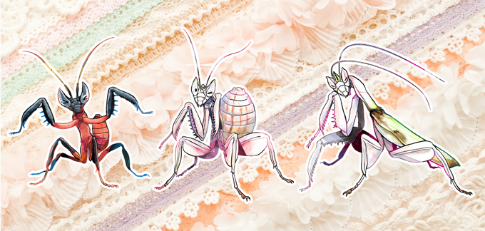 カマキリのtwitterイラスト検索結果