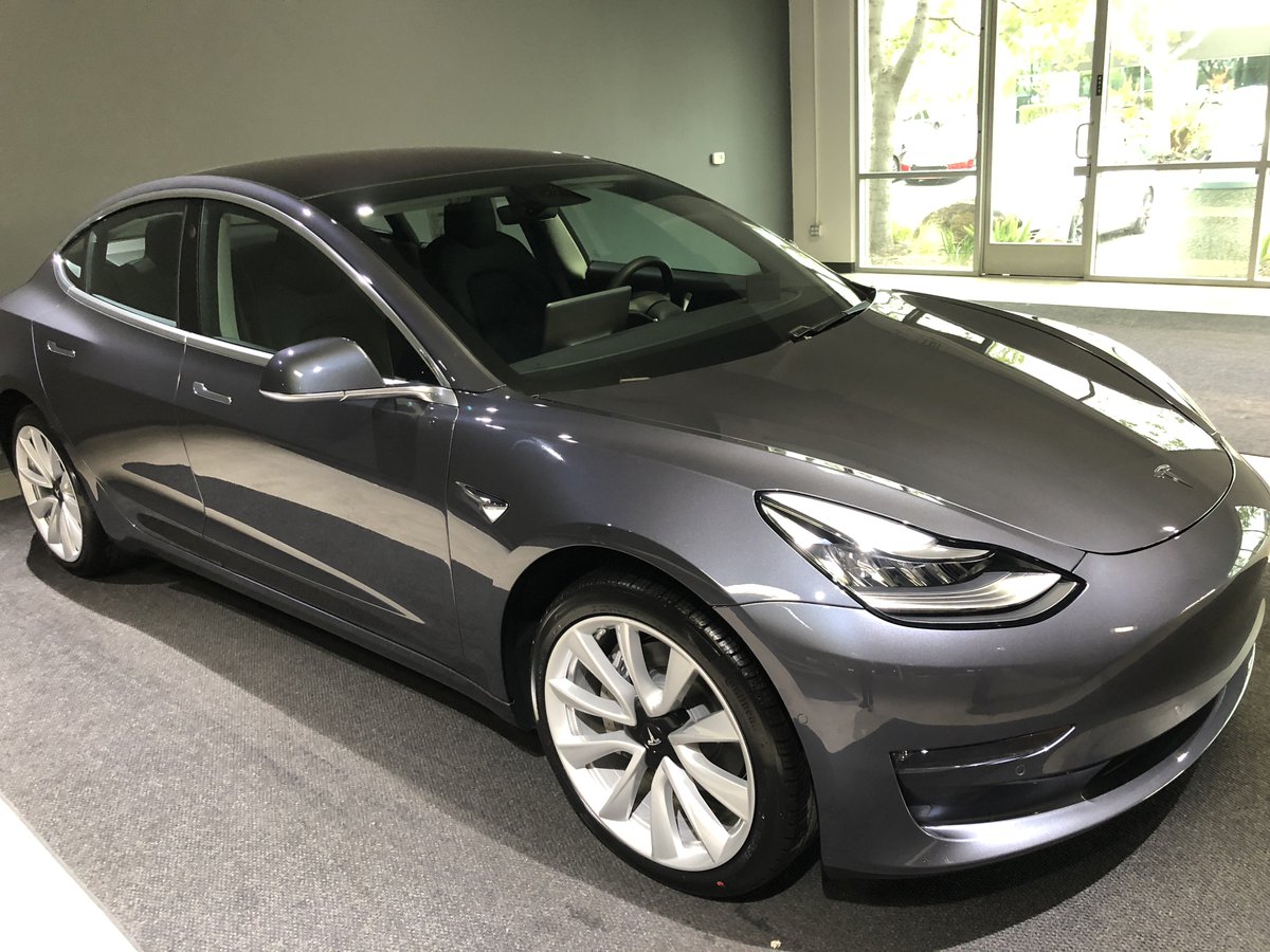 After 2 patient years, I picked up the Model 3 today. Thank you, <a href="/elonmusk/">Elon Musk</a> and especially the @tesla team for producing this wonderful car. As a shareholder and now owner, I salute everyone that made it happen. Kudos.