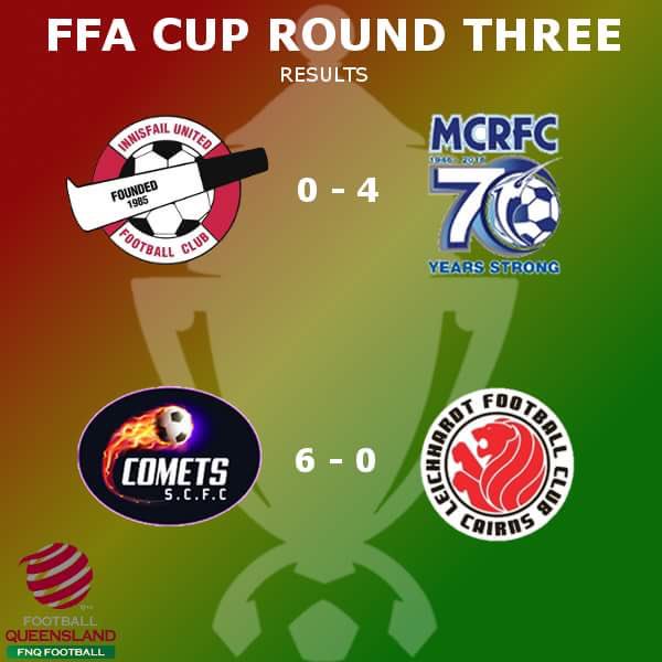A big result as Round 3 of the #MagicOfTheCup returned to Walker Road Sporting Precinct last night with your <a href="/SthSideCometsFC/">Southside Comets FC</a> defeating Leichhardt 6-0! #football.  #ffacup @FFACup #MOT #GoComets #cairns #fnq #edmonton #QLD