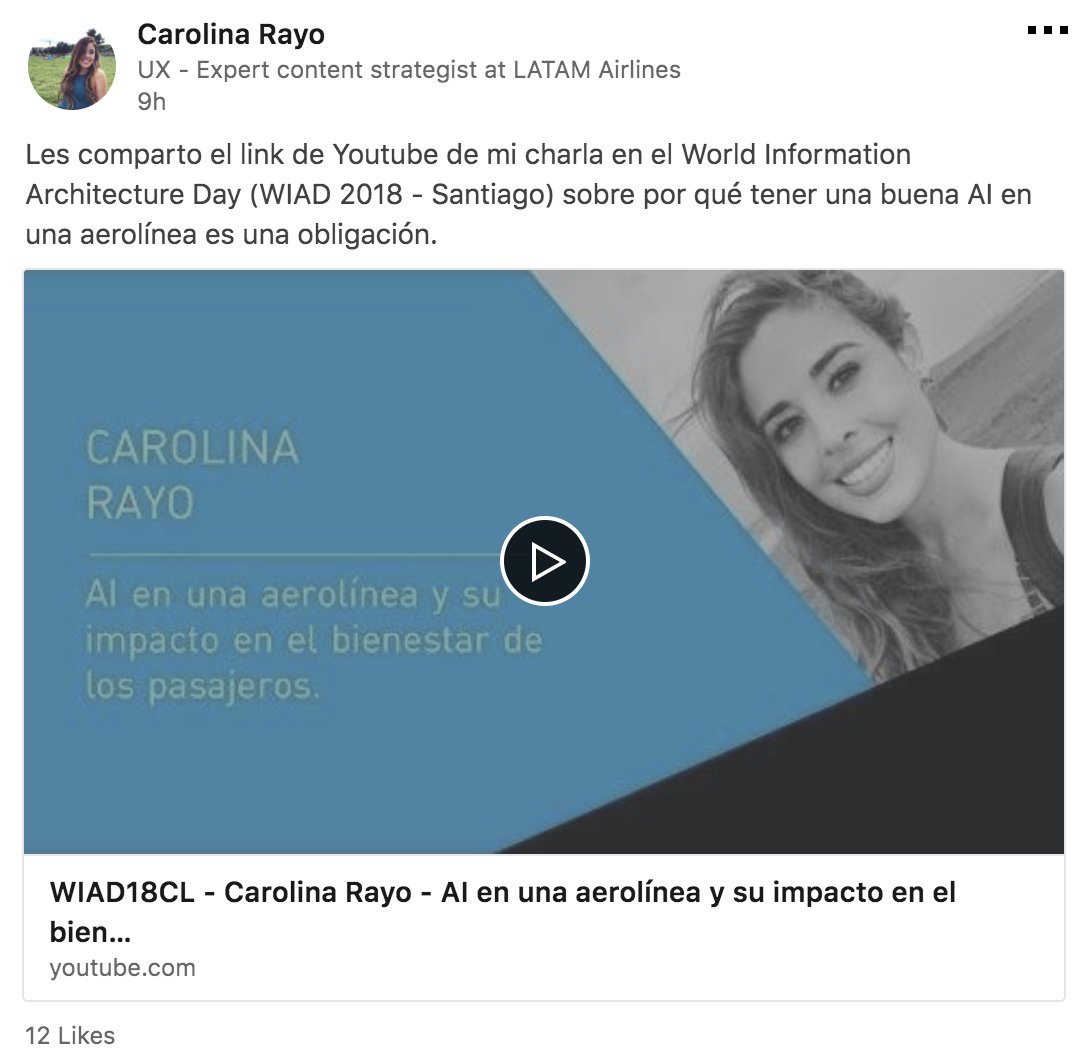 lilianareyes's tweet photo. Feliz! Quiero que mi feed de redes sociales tenga mucho más de esto :) #WIAD18CL @marianazo @sepi_ https://t.co/sl1wU1oqsr